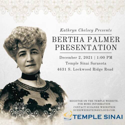Banner Image for Women of Sinai Bertha Palmer Presentation