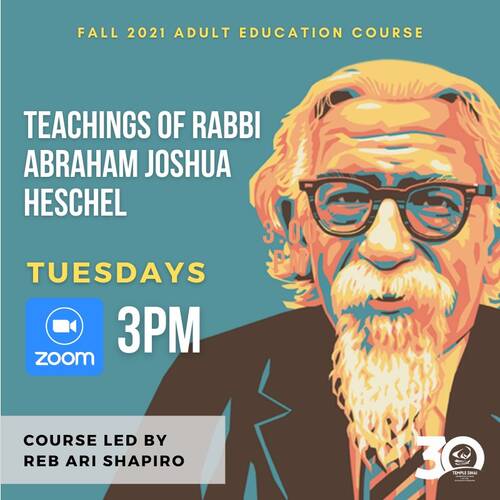 Banner Image for Teachings of Rabbi Abraham Joshua Heschel