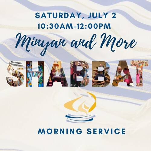 Banner Image for Minyan and More Shabbat Service