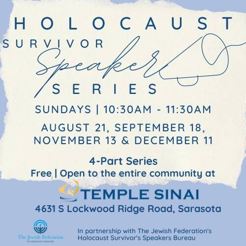 Banner Image for Holocaust Survivor Speaker Series