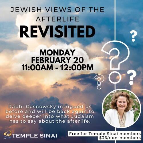 Banner Image for Jewish Views of the Afterlife Revisited
