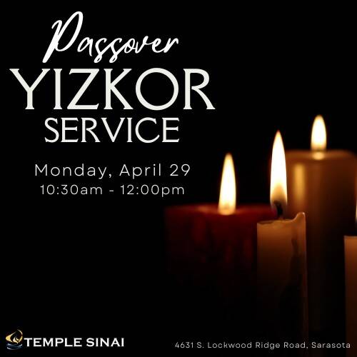 Banner Image for Passover Yizkor Service