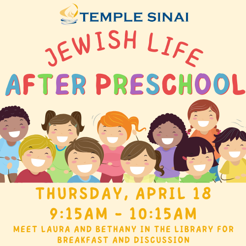 Banner Image for Jewish Life After Preschool