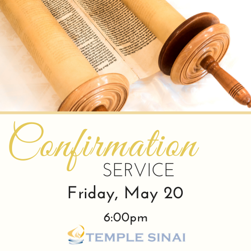 Banner Image for Confirmation - Erev Shabbat Service